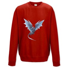 Світшот з принтом Монстр Хантер: Мир Створення Прикольний Принт - XS червоний