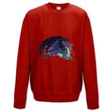 Світшот з принтом Монстр Хантер: Світ Арт Версія - XS червоний