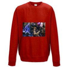 Світшот з принтом Невервінтер Принт - XS червоний