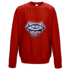 Світшот з принтом Невервінтер Логотип - XS червоний