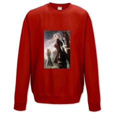 Свитшот с принтом Ниер Автомата Тематика - XS красный