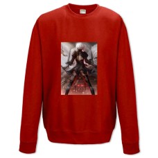 Свитшот с принтом Ниер Автомата Принт - XS красный