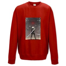 Свитшот с принтом Ниер Автомата Девушка Принт - XS красный