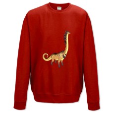 Свитшот с принтом Ноу Менс Скай Создание - XS красный