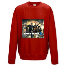 Свитшот с принтом Пейдей 2 Тематика - XS красный