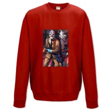 Свитшот с принтом Пейдей Арт Версия - XS красный