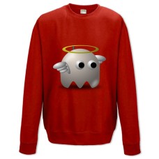 Світшот з принтом Пакман Ангел Герой - XS червоний