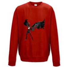 Свитшот с принтом Персона 5 Принт Герой - XS красный