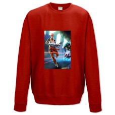 Свитшот с принтом Портал Герой - XS красный