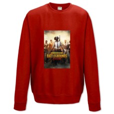 Світшот з принтом Пабг Тематика - XS червоний