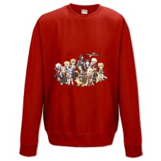 Світшот з принтом Рагнарек Принт - XS червоний