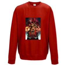 Sweatshort with Print Resident Evil Theme - XS  red