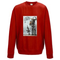 Sweatshort with Print Ring Of Elysium Theme - XS  red