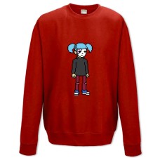 Sweatshort with Print Sally Face Pixel Edition - XS  red
