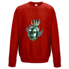 Sweatshort with Print Sea Of ​​Thieves Skeleton - XS  red