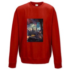 Sweatshort with Print Sea Of ​​Thieves Theme Print - XS  red