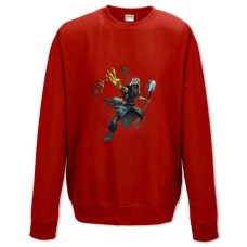 Sweatshort with Print Sea Of ​​Thieves Cute Hero Print - XS  red