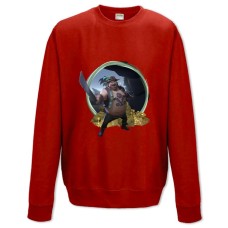 Sweatshort with Print Sea Of ​​Thieves Cute Print Hero - XS  red
