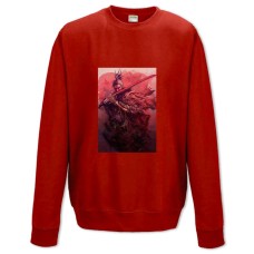 Sweatshort with Print Sekiro Shadow Die Twice Cute Hero Print - XS  red