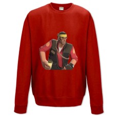 Sweatshort with Print Team Fortress Print - XS  red