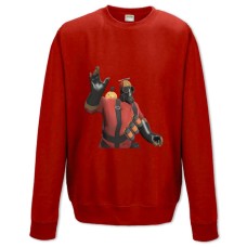 Sweatshort with Print Team Fortress Print Hero - XS  red