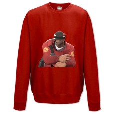 Sweatshort with Print Team Fortress Theme Hero - XS  red
