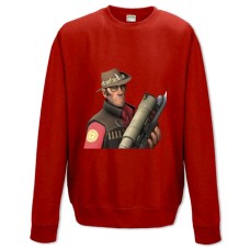 Sweatshort with Print Team Fortress Hero Theme - XS  red