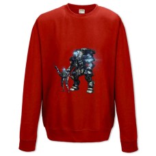 Sweatshort with Print Titanfall Heroes - XS  red