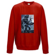 Sweatshort with Print Titanfall Theme - XS  red