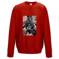 Sweatshort with Print Titanfall Battle Hero Print - XS  red