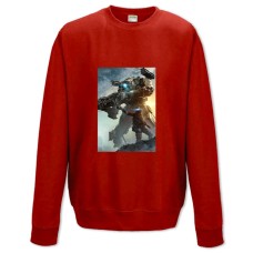 Sweatshort with Print Titanfall Theme Hero - XS  red