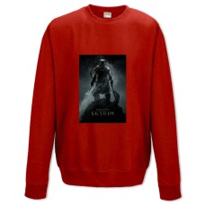 Sweatshort with Print The Elder Scrolls Skyrim Print - XS  red