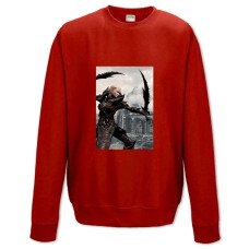 Sweatshort with Print The Elder Scrolls Strong Hero Woman - XS  red