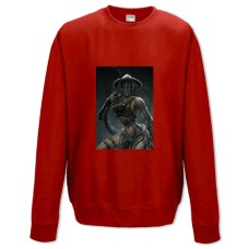 Sweatshort with Print The Elder Scrolls Theme Hero Girl - XS  red