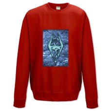 Sweatshort with Print The Elder Scrolls Logo - XS  red