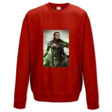 Sweatshort with Print The Elder Scrolls Girl Hero Print - XS  red
