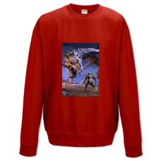Sweatshort with Print The Elder Scrolls Hero Dragon - XS  red
