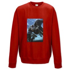 Sweatshort with Print The Elder Scrolls Werewolf Hero Battle - XS  red