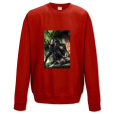 Sweatshort with Print The Last Of Us Theme - XS  red