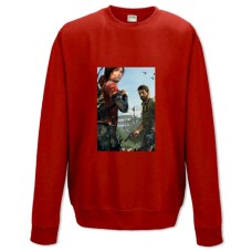 Sweatshort with Print The Last Of Us Main Heroes Print - XS  red