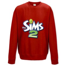 Sweatshort with Print The Sims 2 Logo - XS  red