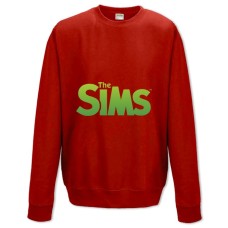 Sweatshort with Print The Sims Green Logo - XS  red