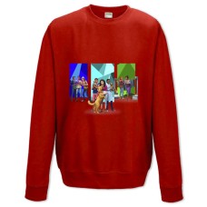 Sweatshort with Print The Sims Theme - XS  red