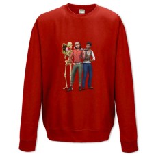 Sweatshort with Print The Sims Theme Heroes - XS  red