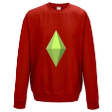 Sweatshort with Print The Sims Logo - XS  red