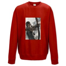 Sweatshort with Print Tomb Raider Lara Croft Archer - XS  red