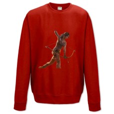Sweatshort with Print Tomb Raider Strong Lara Croft Print - XS  red