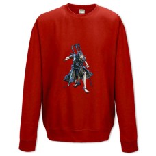 Sweatshort with Print Warframe Strong Hero Print - XS  red