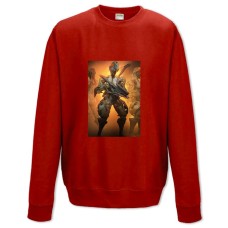 Sweatshort with Print Warframe Creature Print - XS  red