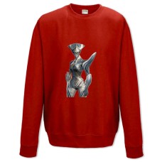 Sweatshort with Print Warframe Hero Print Theme - XS  red